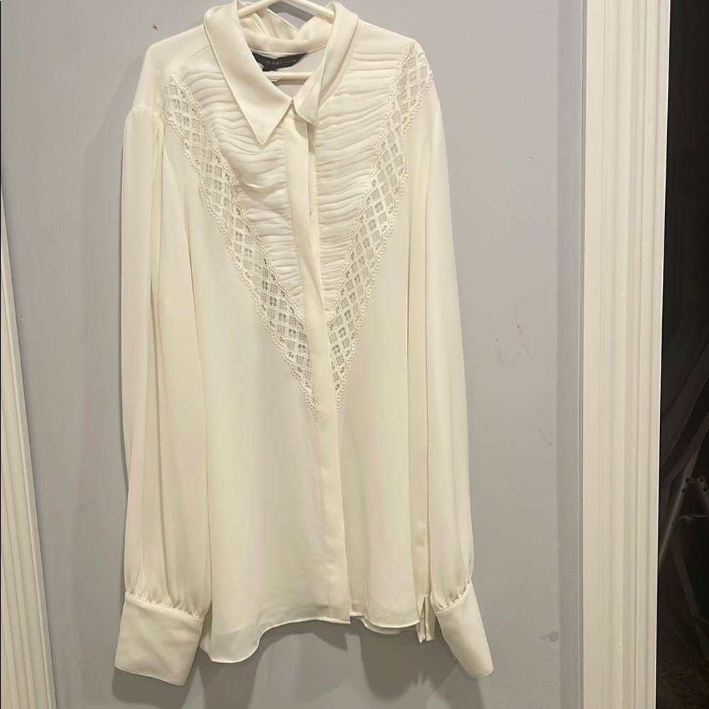 Elegant White Women's Blouse